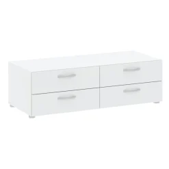 Komody>INTER MEBLE Komoda z szufladami 110 cm do salonu BARENA biały