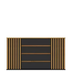 Komody>Meblohand Komoda z szufladami 160 cm lamele NELGARI