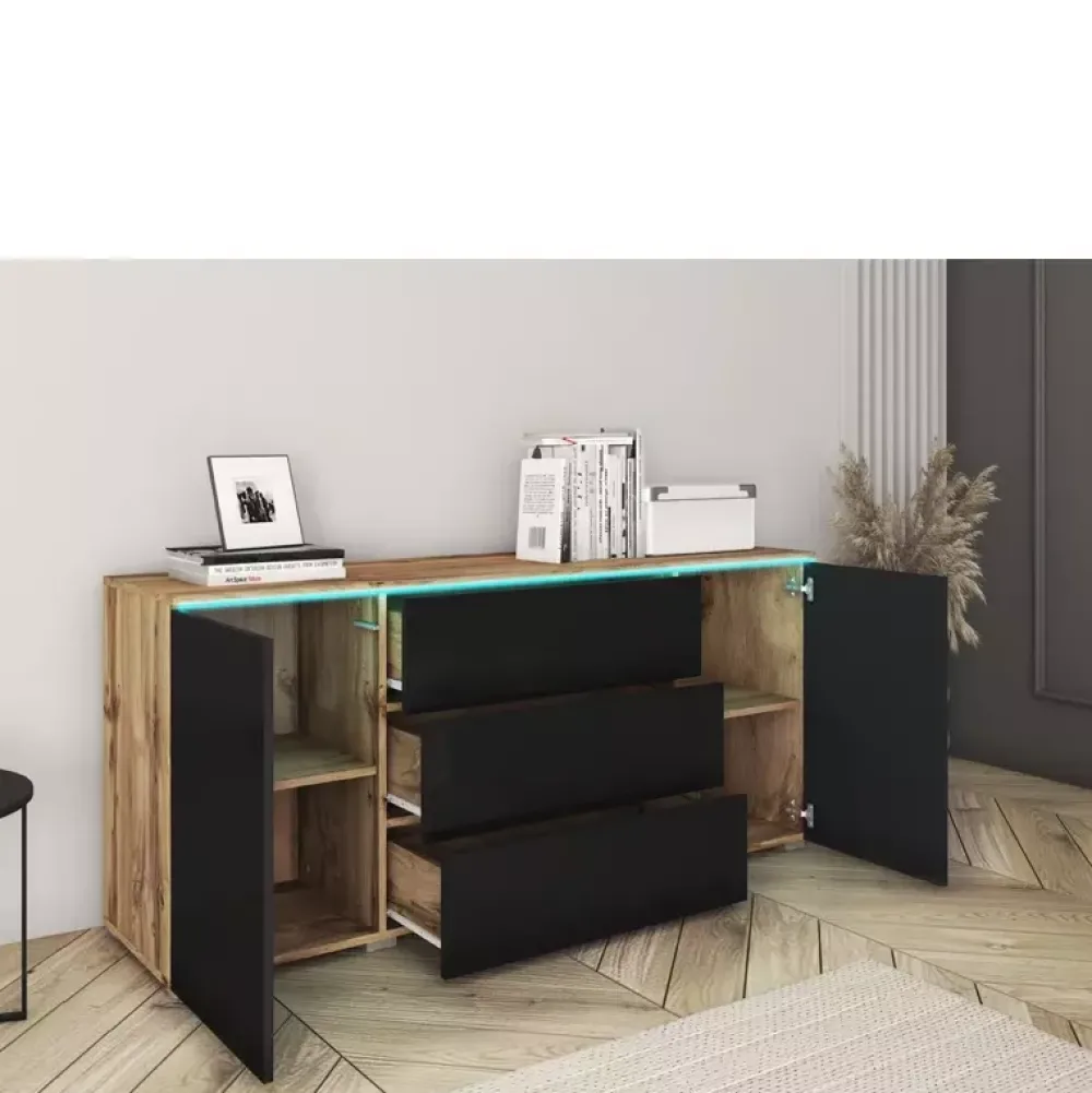 Komody>BRATEX Komoda z szufladami 150 cm VELLORE