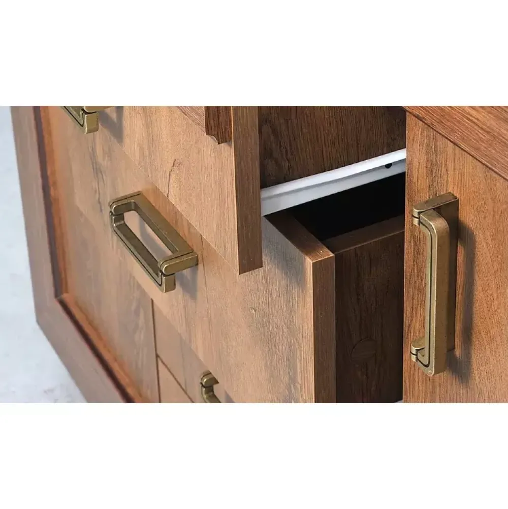 Zestawy Mebli Do Salonu|Komody>JARSTOL Komoda z szufladami dąb lefkas TAVIER