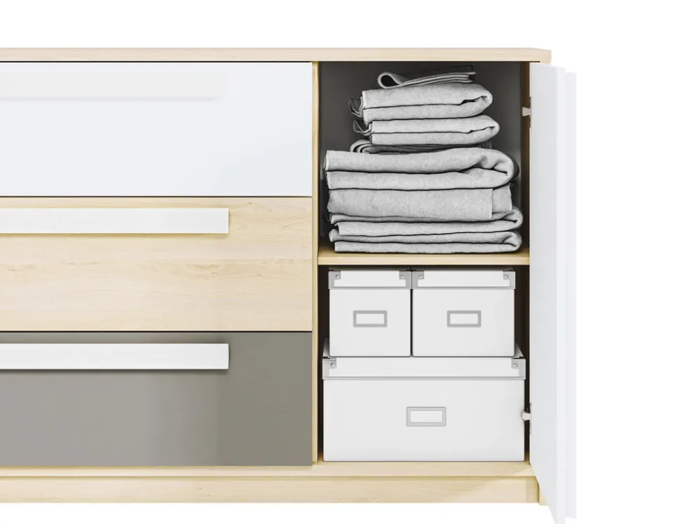 Zestawy Mebli Młodzieżowych|Komody>ML Meble Komoda z szufladami do pokoju młodzieżowego DROP