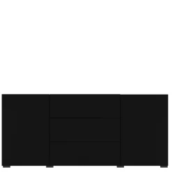 Zestawy Mebli Do Salonu|Komody></noscript>Helvetia Komoda z szufladami do salonu czarna AVENTELI