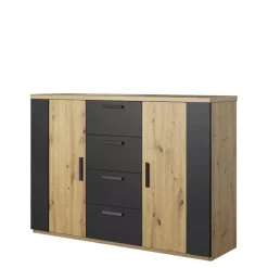 Zestawy Mebli Do Sypialni|Komody>Helvetia Komoda z szufladami do sypialni 132 cm artisan SAVRELO