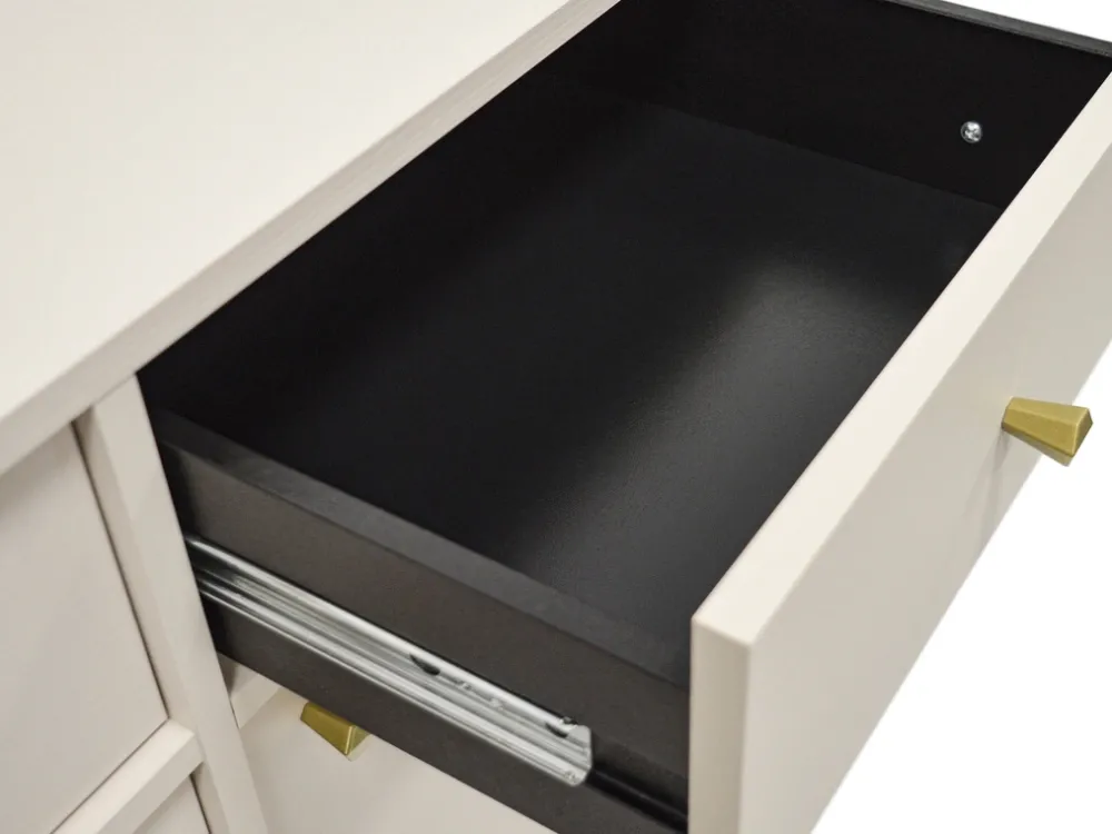 Komody>Lempert Komoda z szufladami i drzwiami do salonu 84 cm TOKEN beż piaskowy