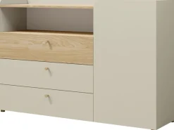 Meble Młodzieżowe>JUREK Komoda z szufladami i drzwiami do pokoju młodzieżowego 140 cm YOKO