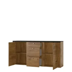 Komody>Helvetia Komoda z szufladami LARONA dąb riviera