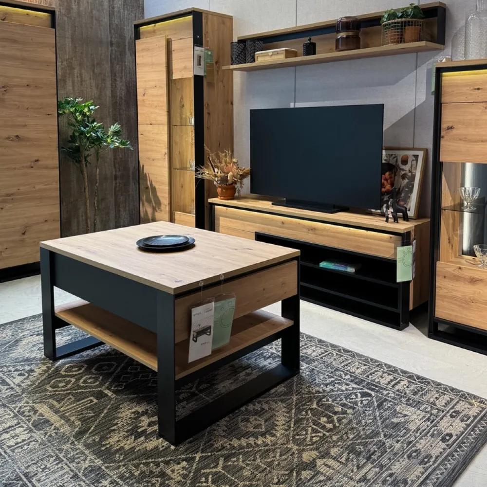 Zestawy Mebli Do Sypialni|Komody>lenart. Komoda z szufladami loft QUANT dąb artisan