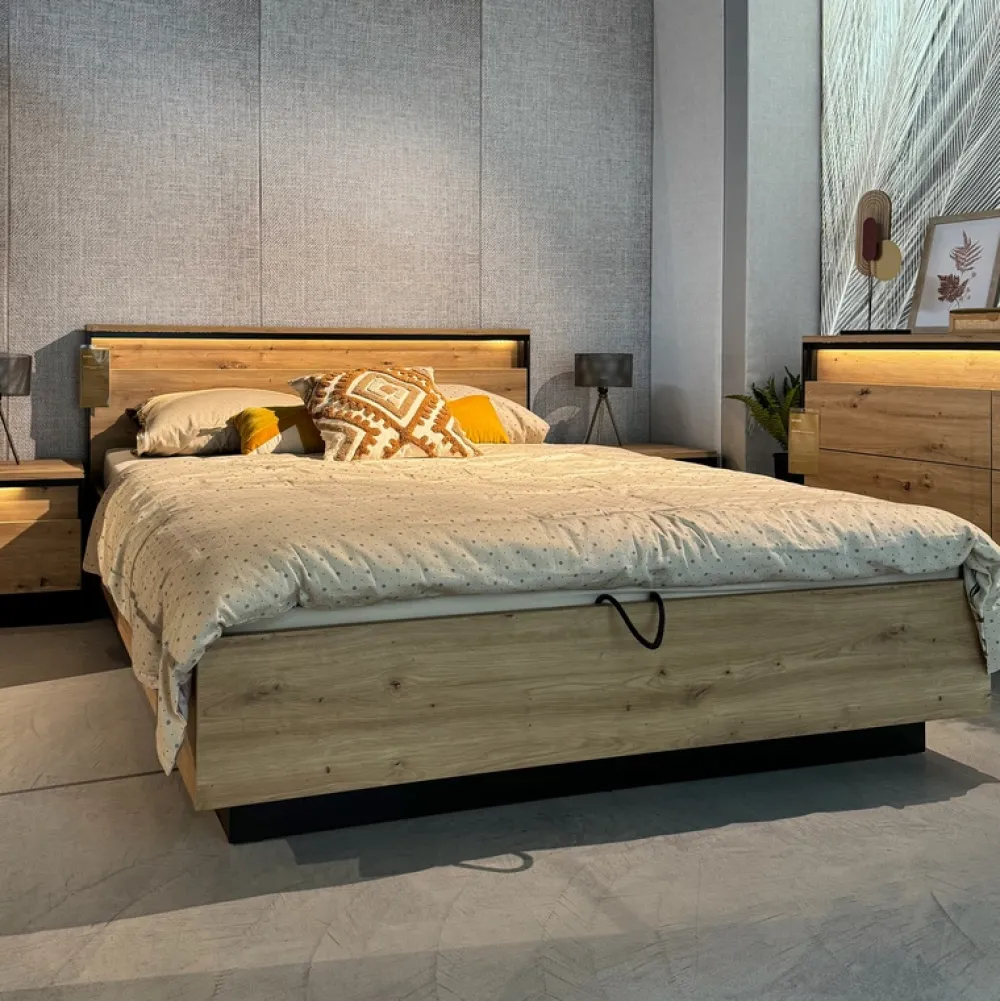 Zestawy Mebli Do Sypialni|Komody>lenart. Komoda z szufladami loft QUANT dąb artisan