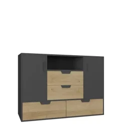 Zestawy Mebli Młodzieżowych|Komody>MEBLAR Komoda z szufladami nowoczesna NELSE