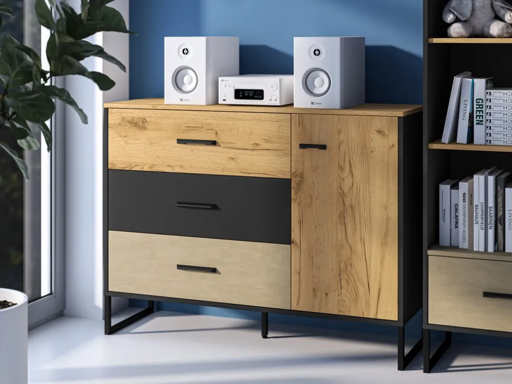 Zestawy Mebli Młodzieżowych|Komody>ML Meble Komoda z szufladami oraz cichym domykiem do pokoju młodzieżowego COLT