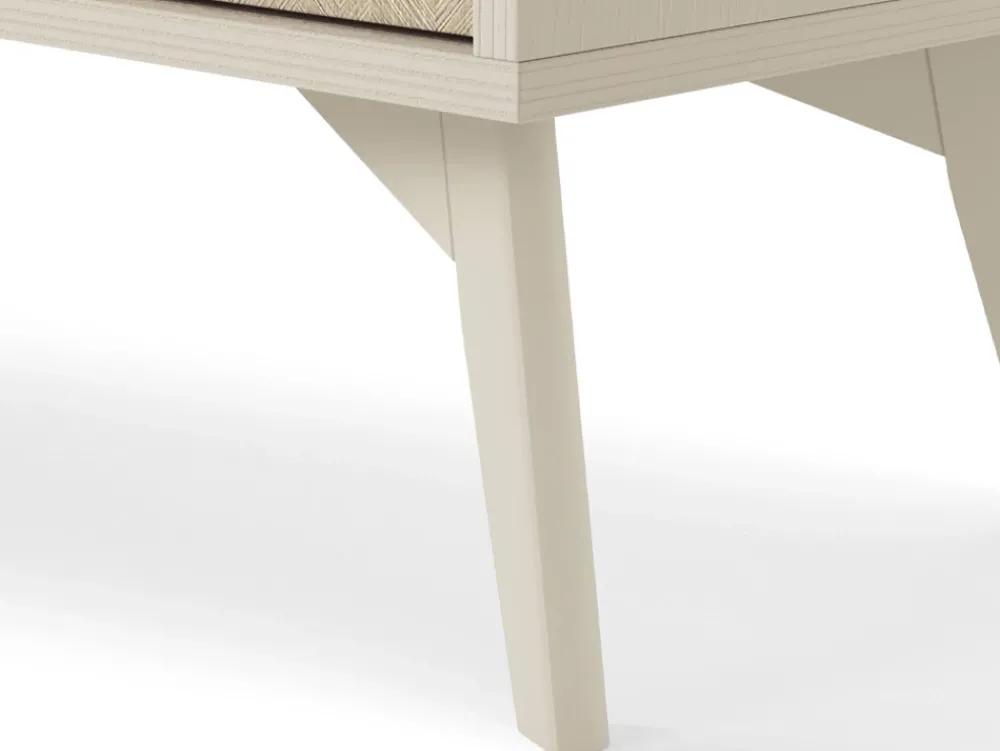 Zestawy Mebli Do Salonu|Komody>PIASKI Komoda z szufladami w stylu boho FLOW jodełka scandi