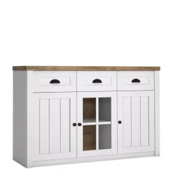 Komody>GAŁA MEBLE Komoda z witryną w stylu prowansalskim PALAZO