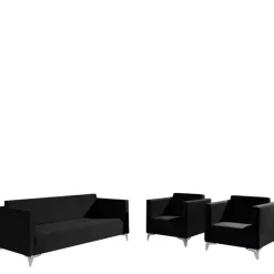 Komplety Wypoczynkowe>GiB Meble Komplet dwóch foteli i sofy do salonu SZAFIR