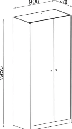 Meble Młodzieżowe|Zestawy Mebli Młodzieżowych></noscript>MEBLAR Komplet mebli do młodzieżowego pokoju z szafą ALDENO