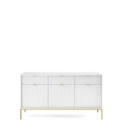 Zestawy Mebli Do Salonu>PIASKI Komplet mebli do salonu z komodą AVANTI biały