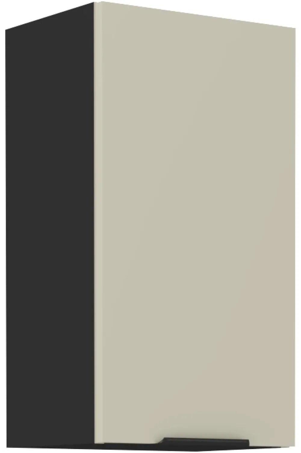 Meble Kuchenne>Lempert Komplet mebli kuchennych 260 cm SELENA cichy domyk czerń kaszmir