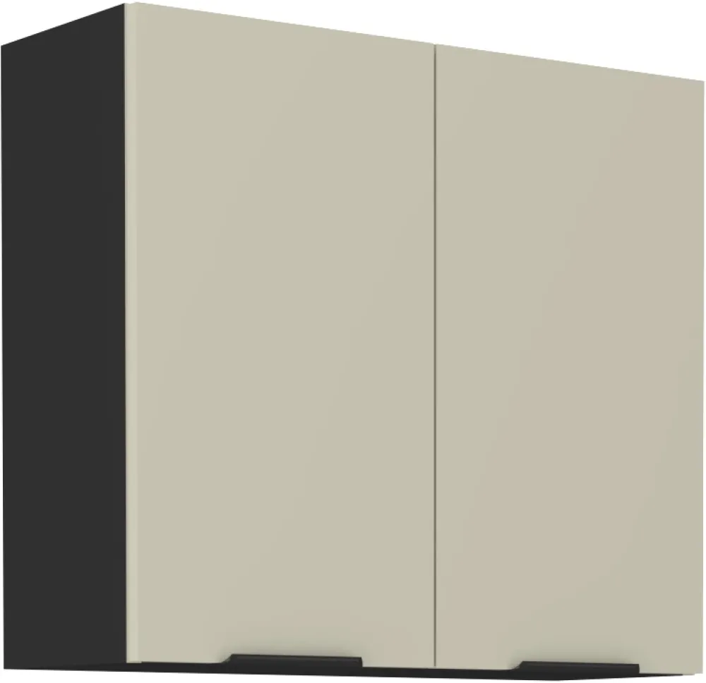 Meble Kuchenne>Lempert Komplet mebli kuchennych 260 cm SELENA cichy domyk czerń kaszmir