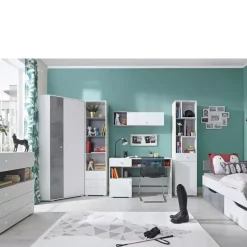 Zestawy Mebli Młodzieżowych>MEBLAR Komplet mebli młodzieżowych z łóżkiem SIREN