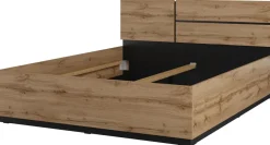 Zestawy Mebli Do Sypialni></noscript>Helvetia Komplet nowoczesnych mebli do sypialni z łóżkiem 160x200 cm CROSS