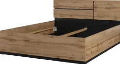 Zestawy Mebli Do Sypialni></noscript>Helvetia Komplet nowoczesnych mebli do sypialni z łóżkiem 160x200 cm CROSS