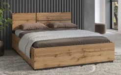 Zestawy Mebli Do Sypialni></noscript>Helvetia Komplet nowoczesnych mebli do sypialni z łóżkiem 160x200 cm CROSS