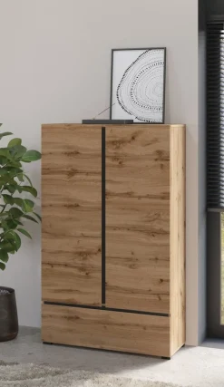 Zestawy Mebli Do Sypialni></noscript>Helvetia Komplet nowoczesnych mebli do sypialni z łóżkiem 160x200 cm CROSS