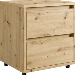 Kontenerki>MARIDEX Kontenerek z szufladami 50 cm do biurka CRAFTON dąb artisan