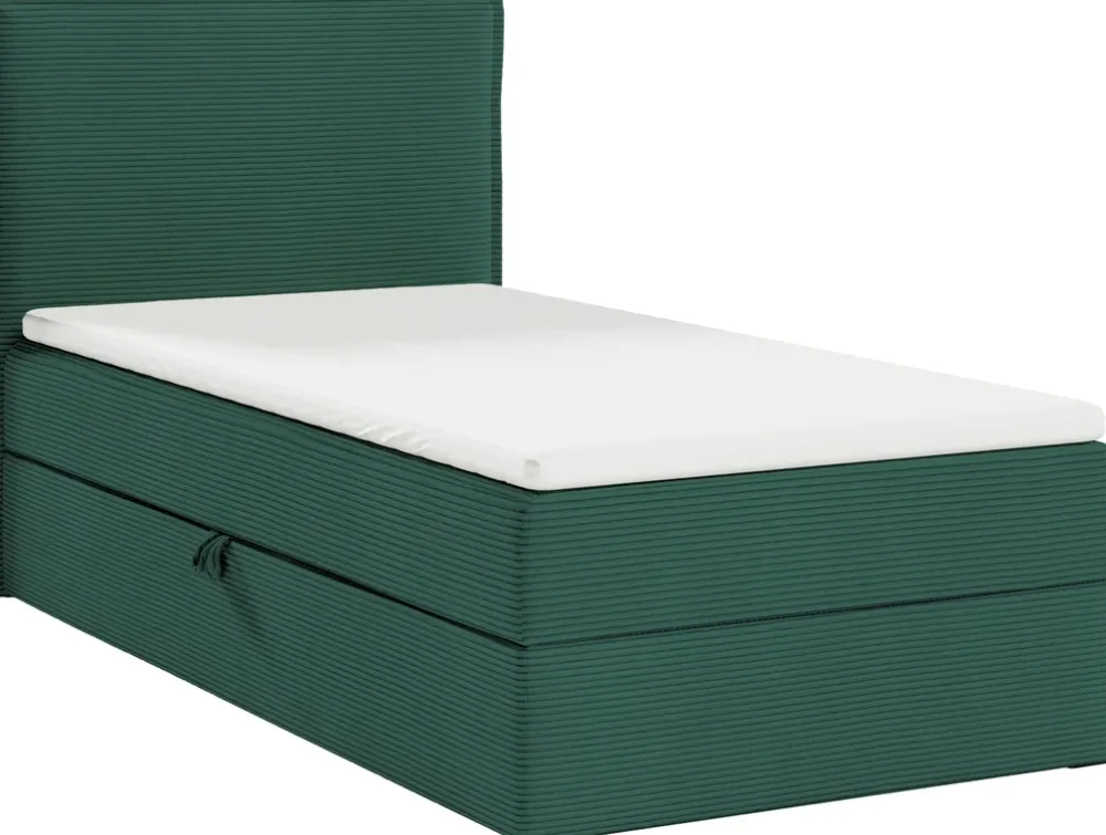 Łóżka Młodzieżowe|Łóżka Ze Stelażem>BROMARKT Kontynentalne łóżko dziecięce 90x200 cm z pojemnikiem MALIBU