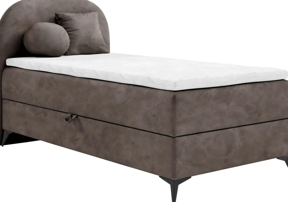 Łóżka Młodzieżowe|Łóżka Ze Stelażem>BROMARKT Kontynentalne łóżko dziecięce 90x200 cm do sypialni SERENO