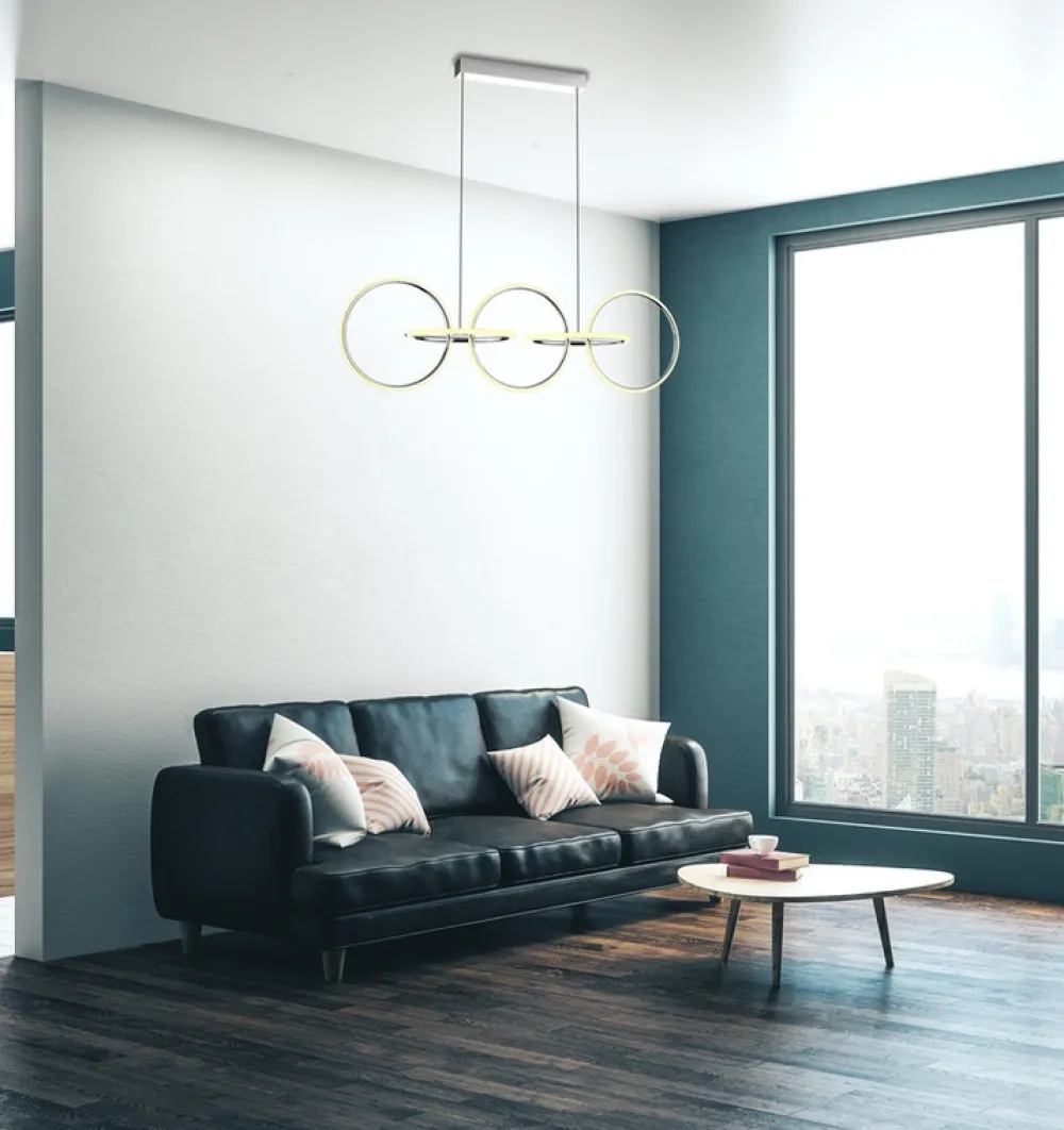 Oświetlenie Sypialni|Oświetlenie Salonu>Apeti KOS ZWIS 114X35 60W LED CHROMOWY 4000K