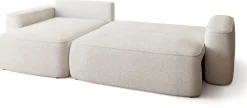 Narożniki|Meble Dla Dzieci>BROMARKT Kremowa kanapa narożna z funkcją spania do salonu CARMELLO DUO