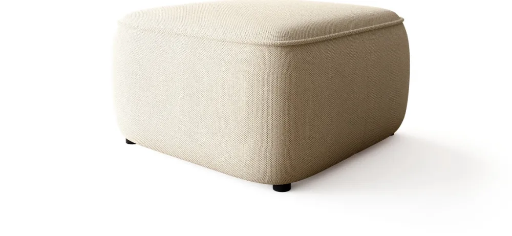 Meble Dla Dzieci|Meble Młodzieżowe>BROMARKT Kremowa nowoczesna pufa do salonu CARMELLO