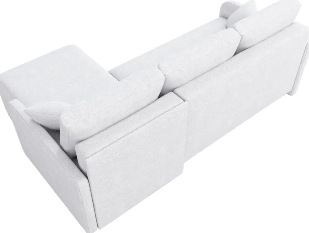 Meble Dla Dzieci|Meble Młodzieżowe>IZABELLA MEBLE Kremowa rogówka z funkcją spania i pojemnikiem boucle MALEN