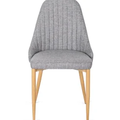 Krzesła Tapicerowane|Krzesła></noscript>MEBEL ELITE Krzesło tapicerowane do jadalni szary TIRANO