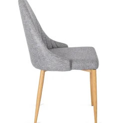 Krzesła Tapicerowane|Krzesła></noscript>MEBEL ELITE Krzesło tapicerowane do jadalni szary TIRANO