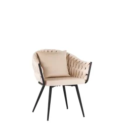 Krzesła Tapicerowane|Krzesła>BRIGHT FURNITURE Krzesło tapicerowane glamour PALLES