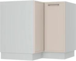 Meble Kuchenne|Szafki>Stolkar Kuchenna szafka narożna z półką BRIT 90x90 cm cichy domyk