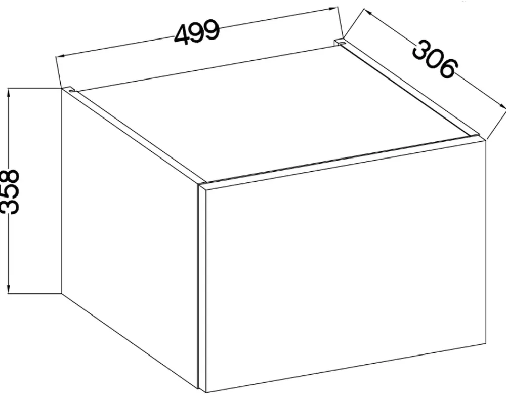Meble Kuchenne>Lempert Kuchenna szafka uchylna wisząca 50 cm ANES kaszmir