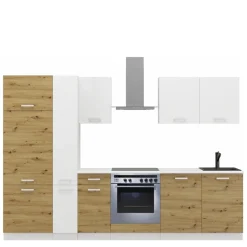 Meble Kuchenne>Lempert Kuchenne meble nowoczesne TONY dąb artisan 290 cm