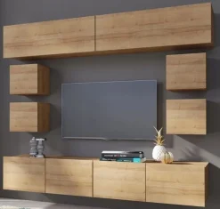 Zestawy Mebli Do Sypialni|Zestawy Mebli Do Salonu>GiB Meble Kwadrat wiszący MODERN dąb złoty