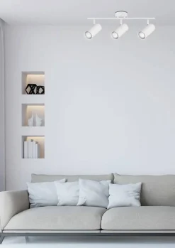 Lampy Sufitowe|Oświetlenie Przedpokoju>Candellux Lighting Lampa biała Colly sufitowa spot 3xGU10