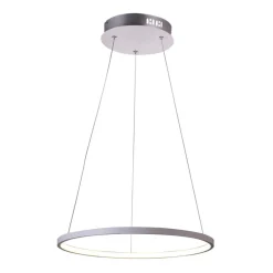Oświetlenie Jadalni|Oświetlenie Kuchni>Candellux Lighting Lampa biała LED ring wisząca okrągła 18W 4000K Lune