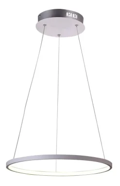 Oświetlenie Jadalni|Oświetlenie Kuchni>Candellux Lighting Lampa biała LED ring wisząca okrągła 18W 4000K Lune