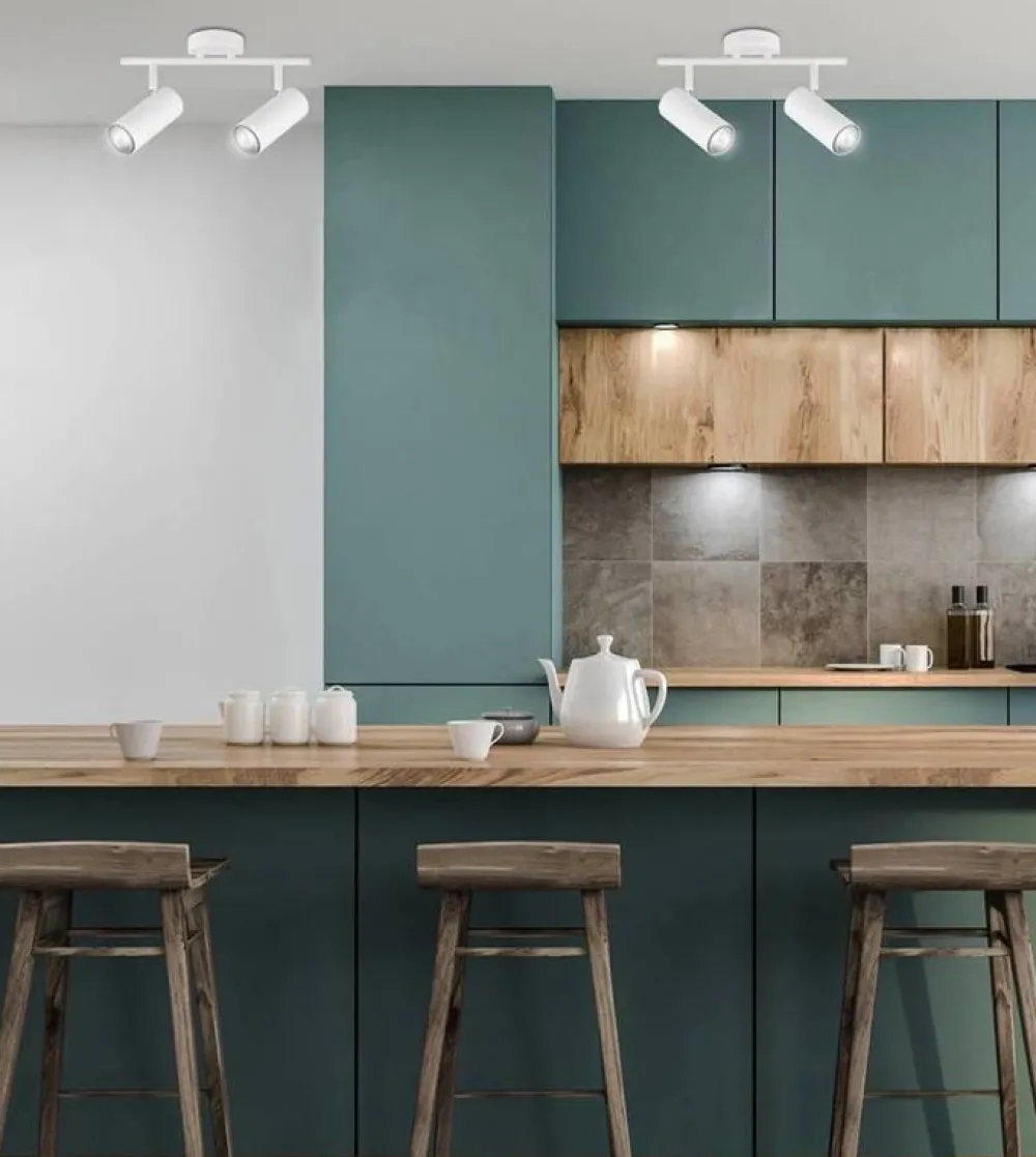 Lampy Sufitowe|Oświetlenie Przedpokoju>Candellux Lighting Lampa biała sufitowa Colly spot 2xGU10