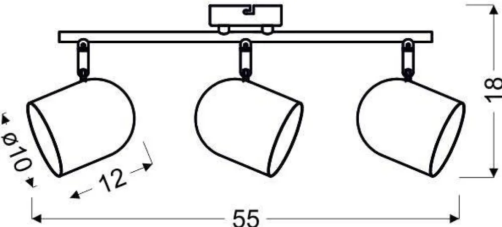 Oświetlenie Przedpokoju|Oświetlenie Jadalni>Candellux Lighting Lampa ścienna Azuro listwa E27 biały