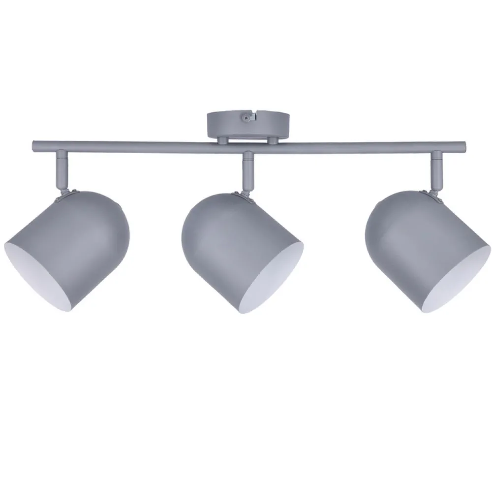 Oświetlenie Przedpokoju|Oświetlenie Jadalni>Candellux Lighting LAMPA ŚCIENNA AZURO LISTWA E27 SZARY MAT