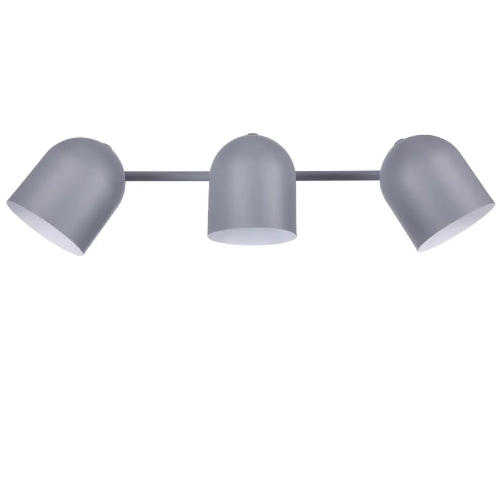 Oświetlenie Przedpokoju|Oświetlenie Jadalni>Candellux Lighting LAMPA ŚCIENNA AZURO LISTWA E27 SZARY MAT