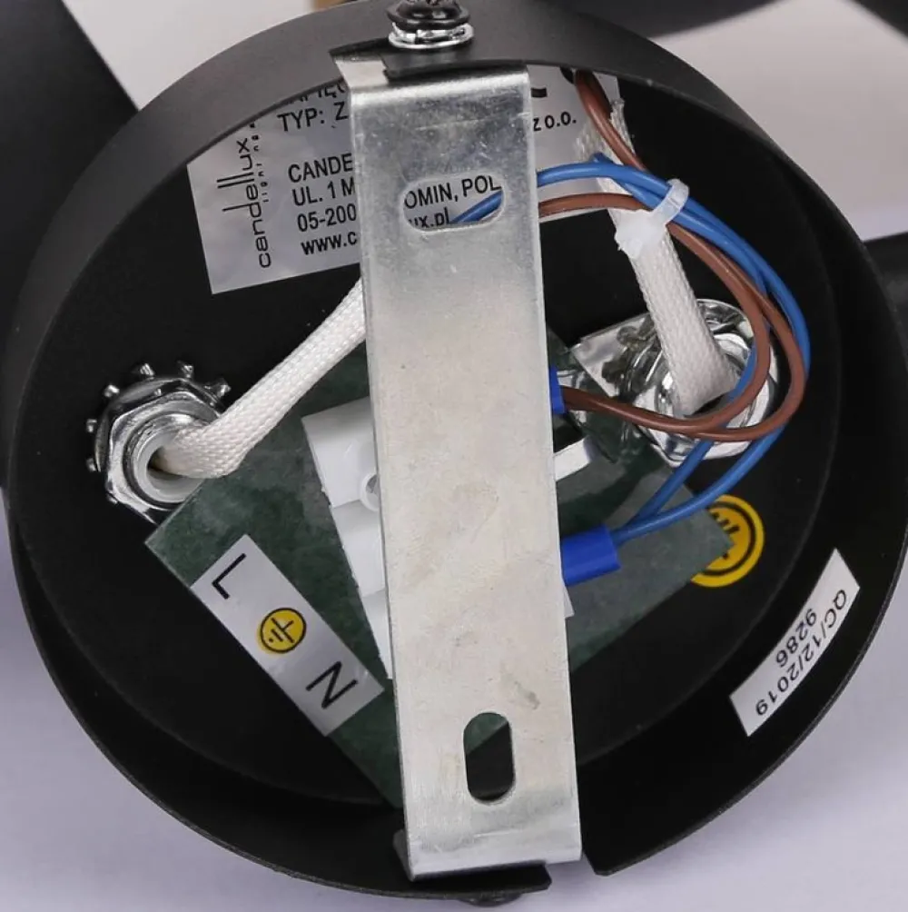 Oświetlenie Przedpokoju|Oświetlenie Sypialni>Candellux Lighting LAMPA ŚCIENNA DISO LISTWA E27 CZARNY+ZLOTO