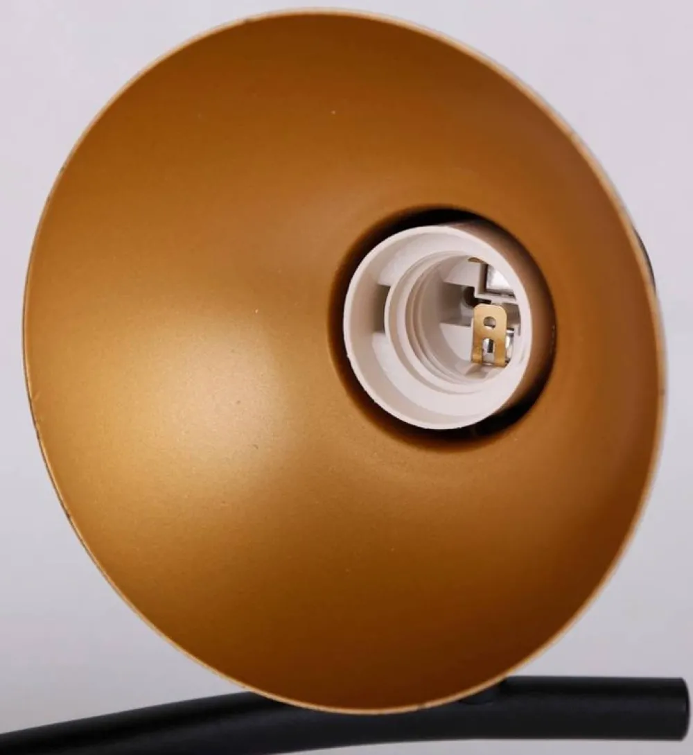 Oświetlenie Przedpokoju|Oświetlenie Sypialni>Candellux Lighting LAMPA ŚCIENNA DISO LISTWA E27 CZARNY+ZLOTO