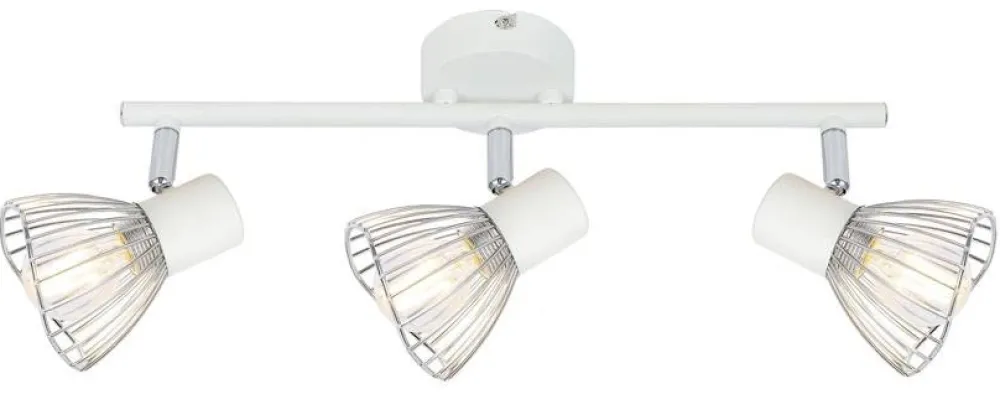 Oświetlenie Przedpokoju|Oświetlenie Jadalni>Candellux Lighting LAMPA ŚCIENNA FLY LISTWA E14 BIAŁY/CHROM